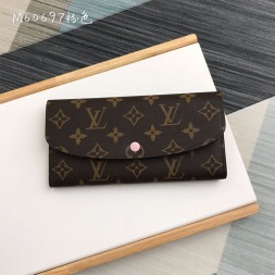 루이비통 모노그램 에밀리 장지갑 M60697 핑크
