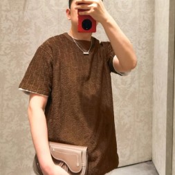 디올 남여공용 반팔 D84292 브라운