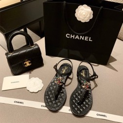 샤넬 20s/s 신상 샌들 G34135 블랙