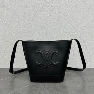 셀린느 퀴르 카프스킨 버킷백 198243 블랙