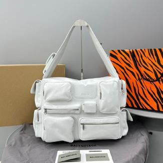 발렌시아가 슈퍼비지 슬링백 92758 화이트