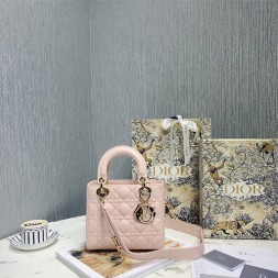 디올 MY ABCDIOR 레이디백  M0538 연핑크