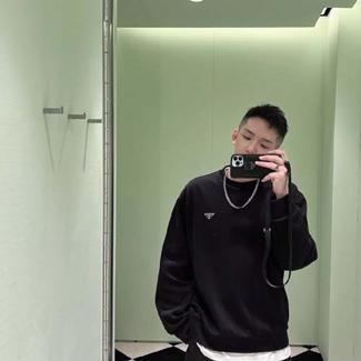 프라다 남여공용 맨두맨 3A497